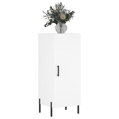 Credenza Bianca 34,5x34x90 cm in Legno Multistrato - homemem39