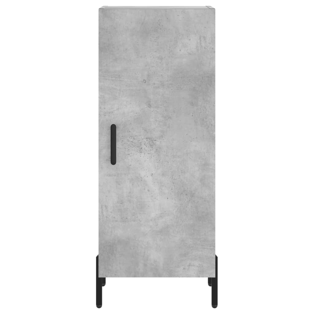 Credenza Grigio Cemento 34,5x34x90 cm in Legno Multistrato - homemem39