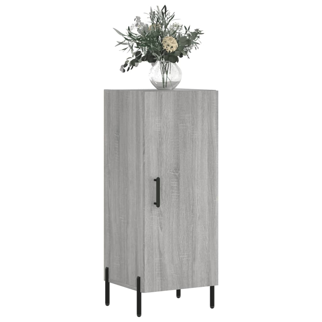 Credenza Grigio Sonoma 34,5x34x90 cm in Legno Multistrato - homemem39