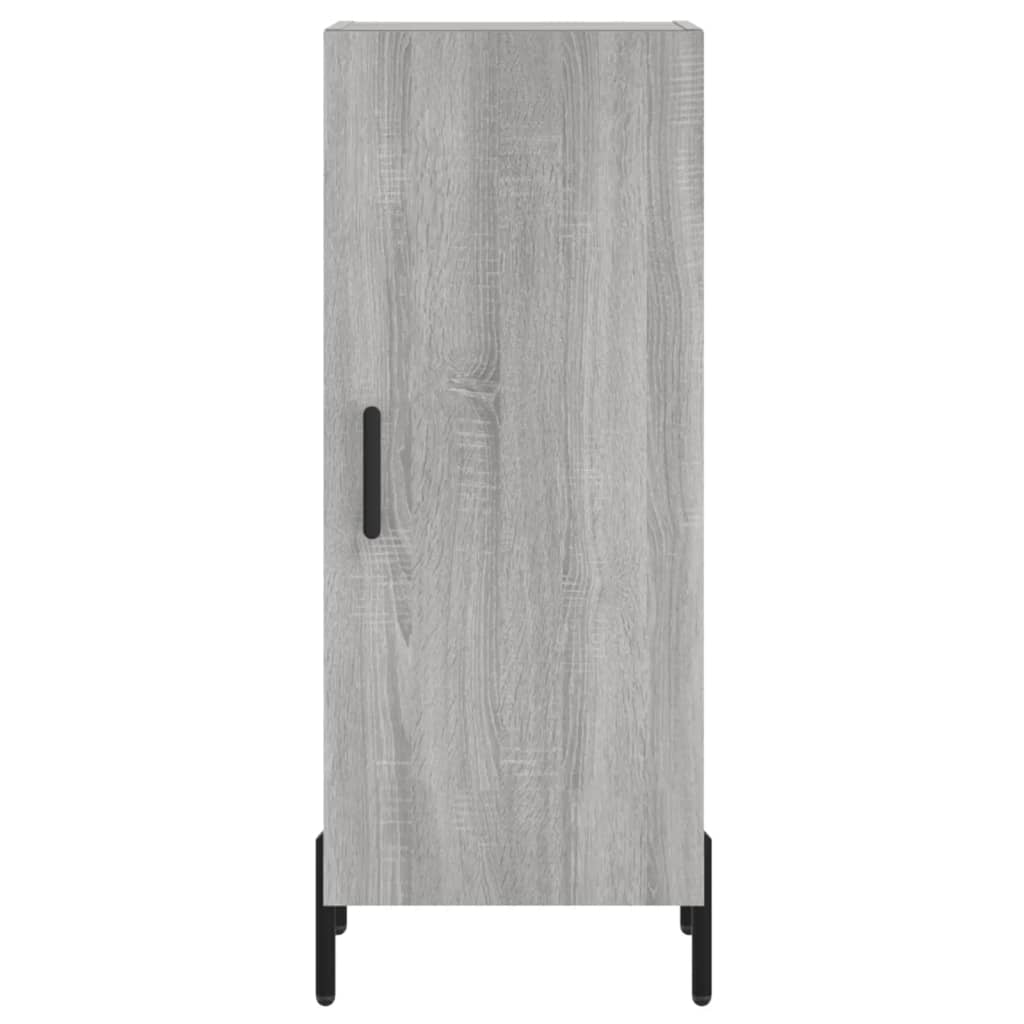 Credenza Grigio Sonoma 34,5x34x90 cm in Legno Multistrato - homemem39