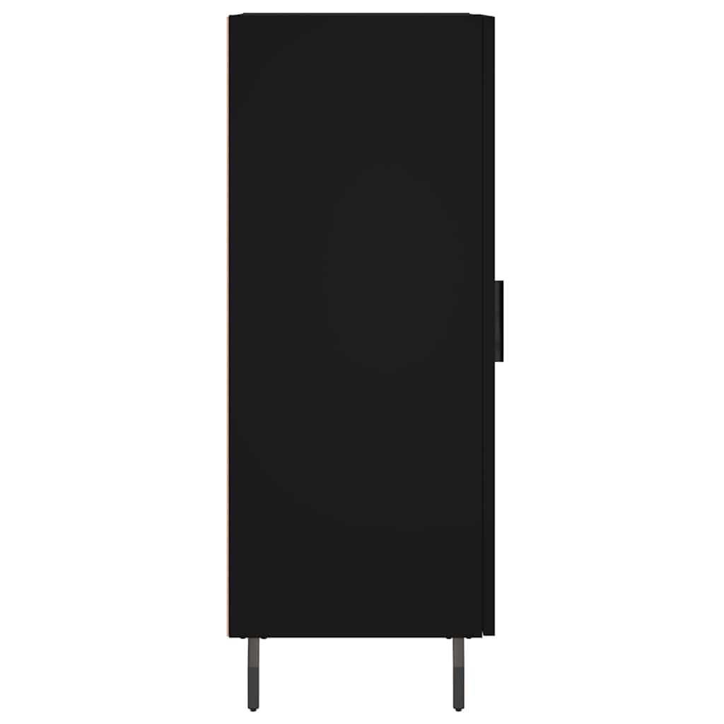 Credenza Nero 34,5x34x90 cm in Legno Multistrato