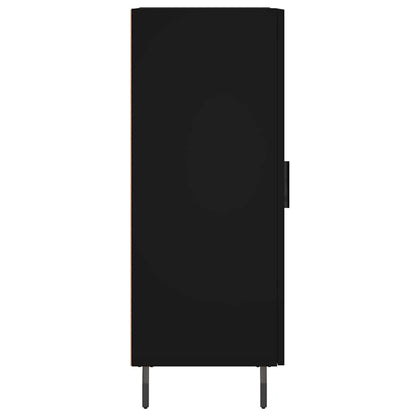 Credenza Nero 34,5x34x90 cm in Legno Multistrato