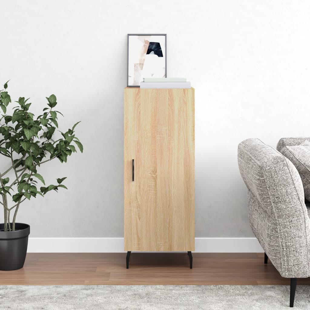 Credenza Rovere Sonoma 34,5x34x90 cm in Legno Multistrato - homemem39