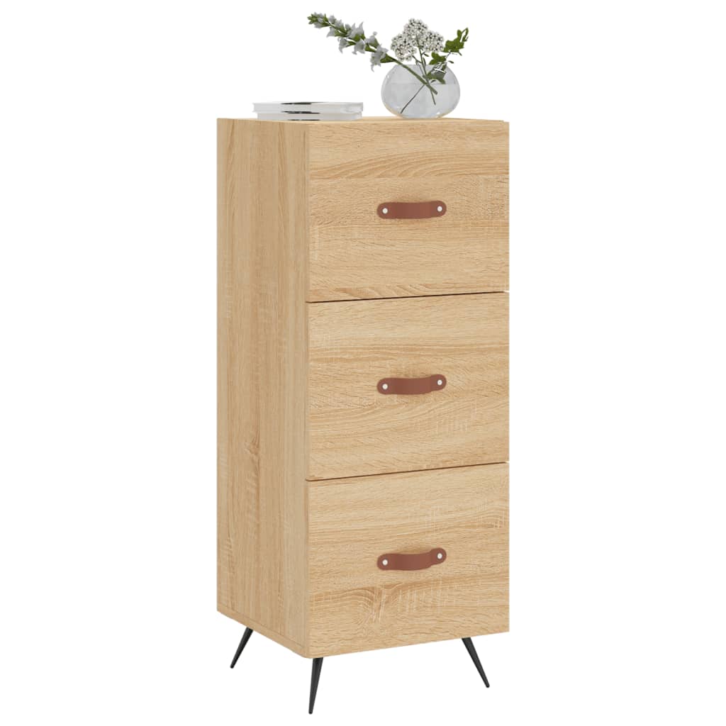 Credenza Rovere Sonoma 34,5x34x90 cm in Legno Multistrato - homemem39