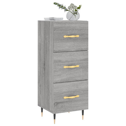 Credenza Grigio Sonoma 34,5x34x90 cm in Legno Multistrato - homemem39