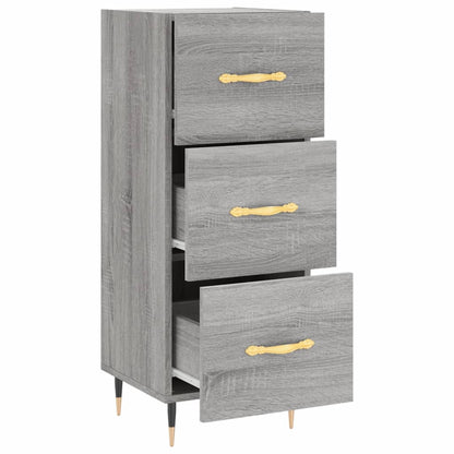 Credenza Grigio Sonoma 34,5x34x90 cm in Legno Multistrato - homemem39