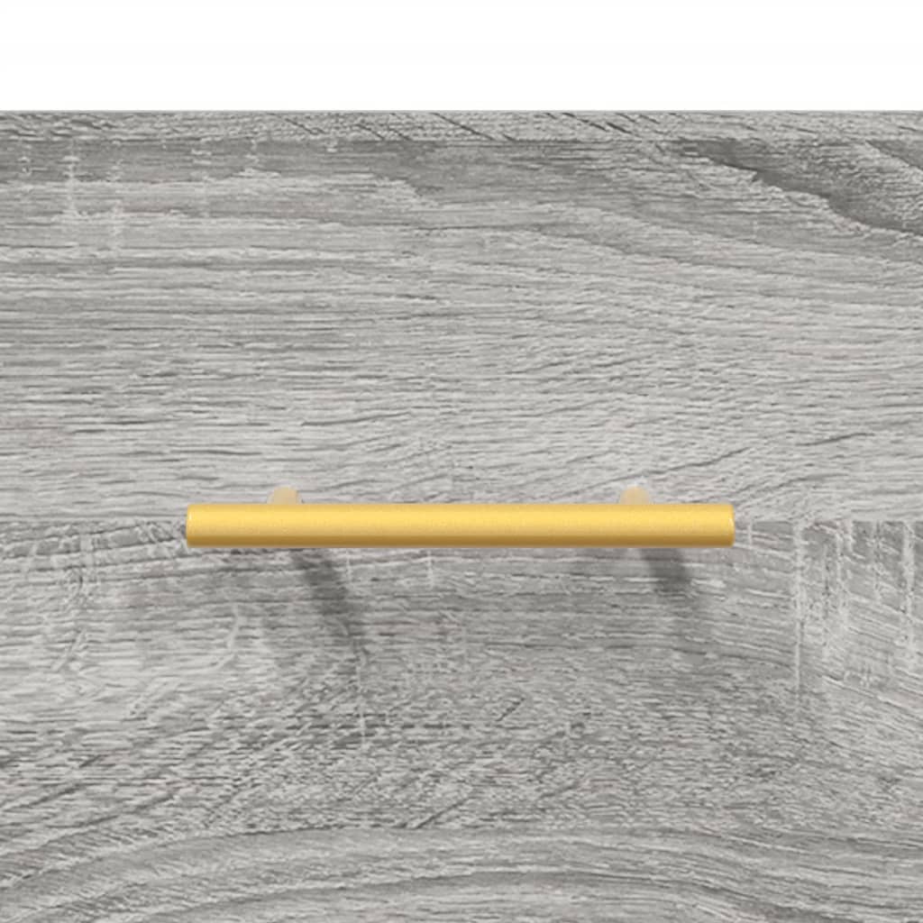 Credenza Grigio Sonoma 34,5x34x90 cm in Legno Multistrato