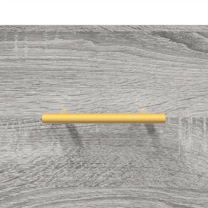 Credenza Grigio Sonoma 34,5x34x90 cm in Legno Multistrato