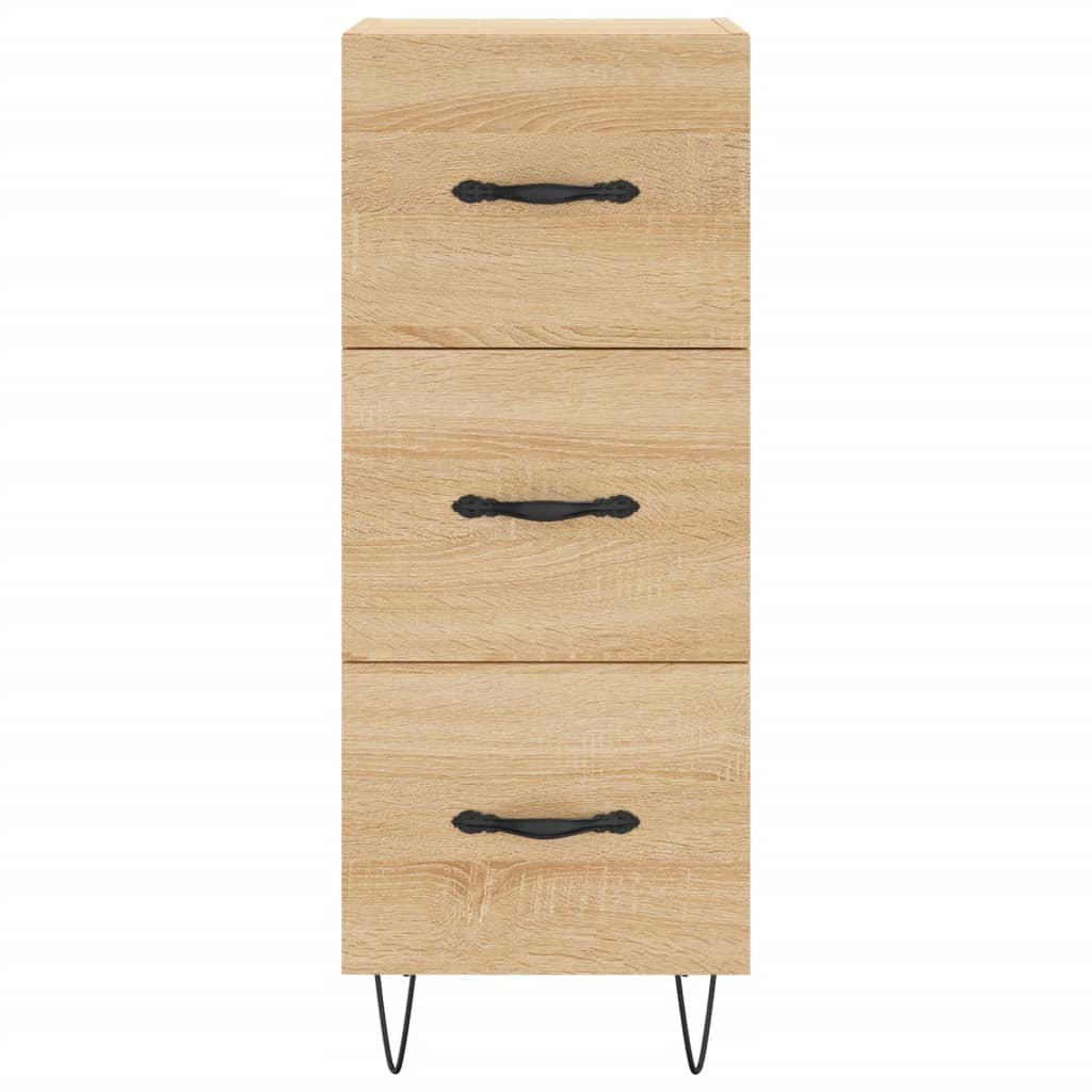 Credenza Rovere Sonoma 34,5x34x90 cm in Legno Multistrato - homemem39