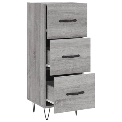 Credenza Grigio Sonoma 34,5x34x90 cm in Legno Multistrato - homemem39