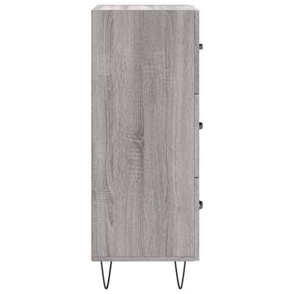 Credenza Grigio Sonoma 34,5x34x90 cm in Legno Multistrato - homemem39