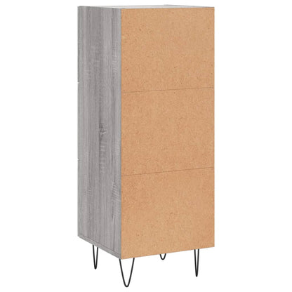 Credenza Grigio Sonoma 34,5x34x90 cm in Legno Multistrato - homemem39