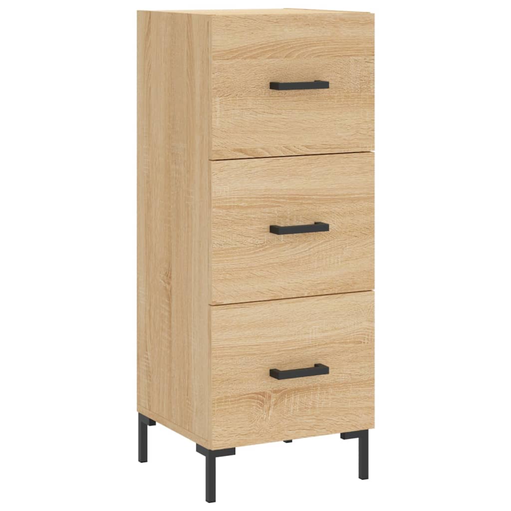 Credenza Rovere Sonoma 34,5x34x90 cm in Legno Multistrato | homemem39