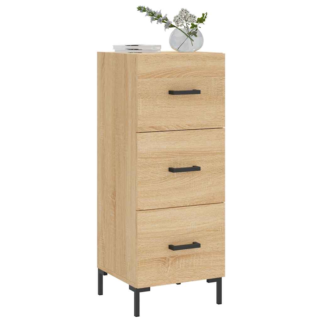 Credenza Rovere Sonoma 34,5x34x90 cm in Legno Multistrato | homemem39