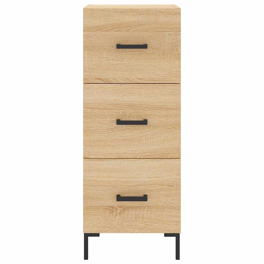 Credenza Rovere Sonoma 34,5x34x90 cm in Legno Multistrato | homemem39