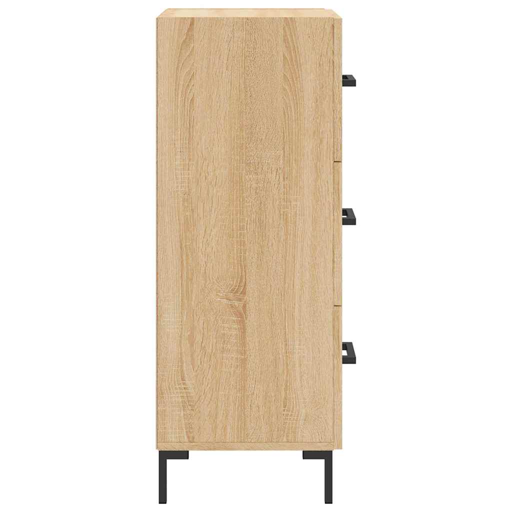 Credenza Rovere Sonoma 34,5x34x90 cm in Legno Multistrato | homemem39