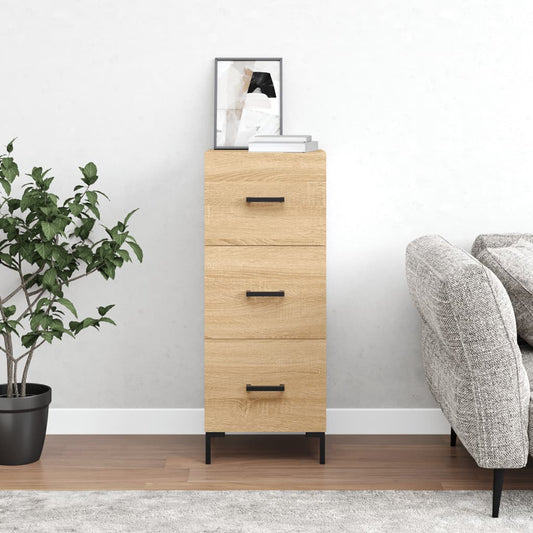 Credenza Rovere Sonoma 34,5x34x90 cm in Legno Multistrato | homemem39