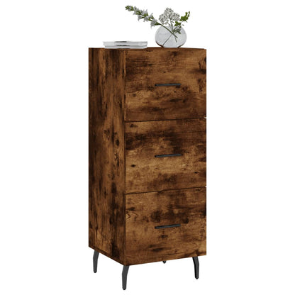 Credenza Rovere Fumo 34,5x34x90 cm in Legno Multistrato