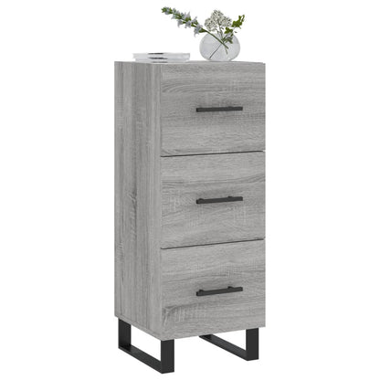Credenza Grigio Sonoma 34,5x34x90 cm in Legno Multistrato - homemem39