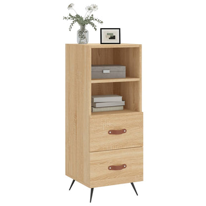 Credenza Rovere Sonoma 34,5x34x90 cm in Legno Multistrato - homemem39
