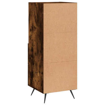 Credenza Rovere Fumo 34,5x34x90 cm in Legno Multistrato - homemem39