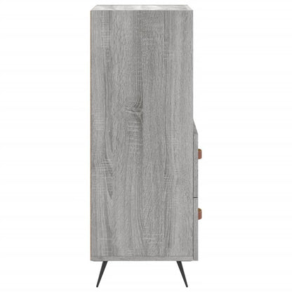 Credenza Grigio Sonoma 34,5x34x90 cm in Legno Multistrato - homemem39