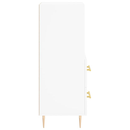Credenza Bianca 34,5x34x90 cm in Legno Multistrato - homemem39