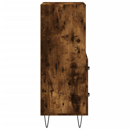 Credenza Rovere Fumo 34,5x34x90 cm in Legno Multistrato - homemem39