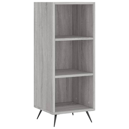 Scaffale Grigio Sonoma 34,5x32,5x90 cm Legno Multistrato - homemem39