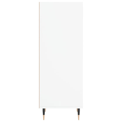 Credenza Bianca 34,5x32,5x90 cm in Legno Multistrato - homemem39