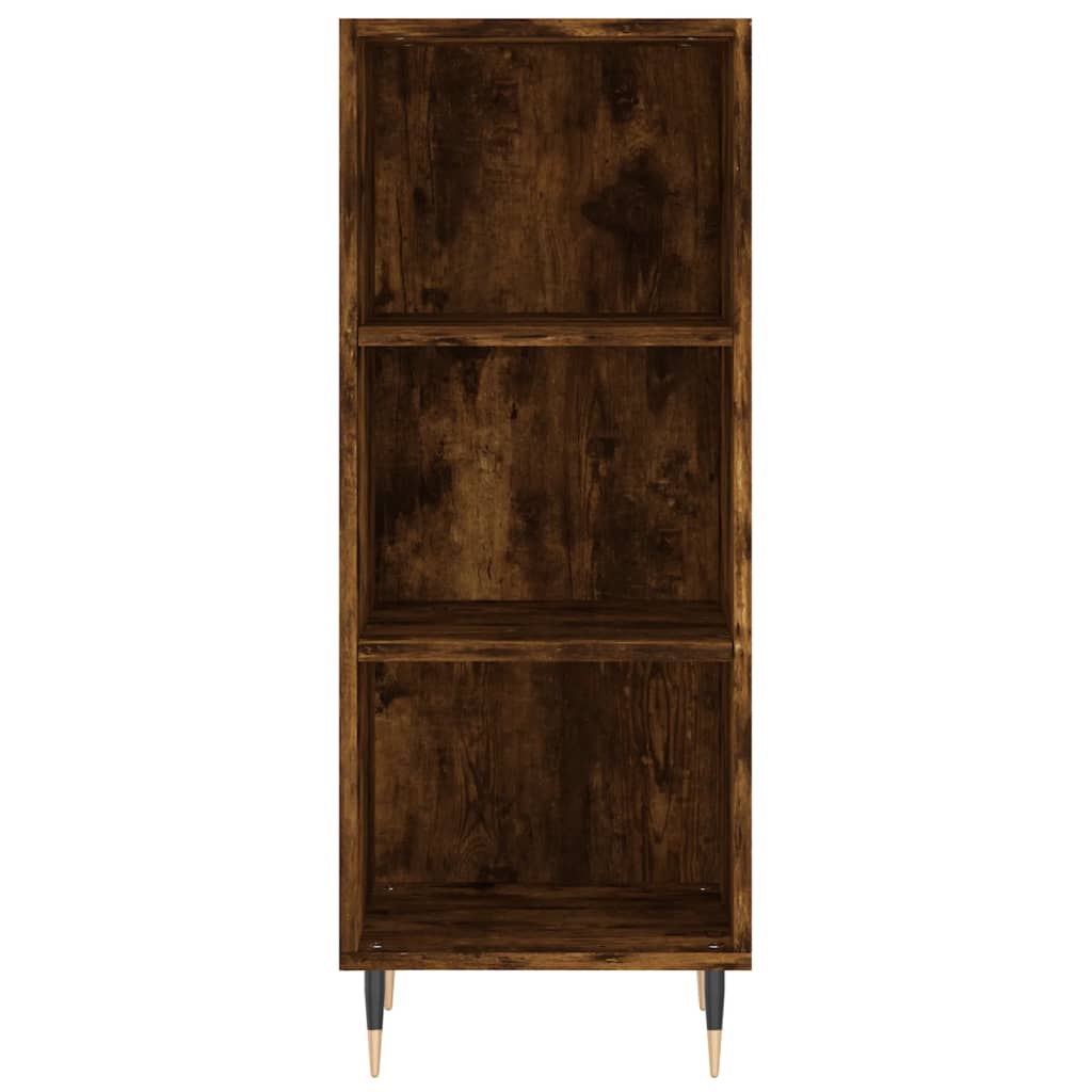 Credenza Rovere Fumo 34,5x32,5x90 cm in Legno Multistrato - homemem39