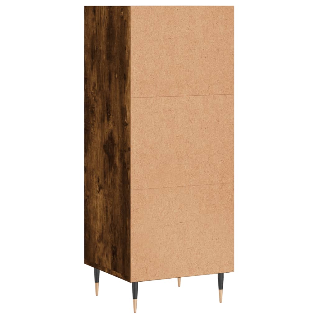 Credenza Rovere Fumo 34,5x32,5x90 cm in Legno Multistrato