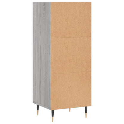 Credenza Grigio Sonoma 34,5x32,5x90 cm in Legno Multistrato - homemem39