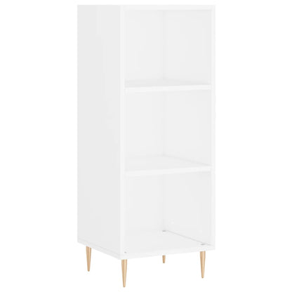 Credenza Bianca 34,5x32,5x90 cm in Legno Multistrato - homemem39
