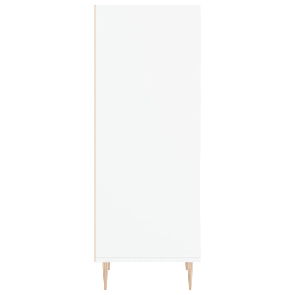 Credenza Bianca 34,5x32,5x90 cm in Legno Multistrato - homemem39