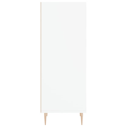 Credenza Bianca 34,5x32,5x90 cm in Legno Multistrato - homemem39