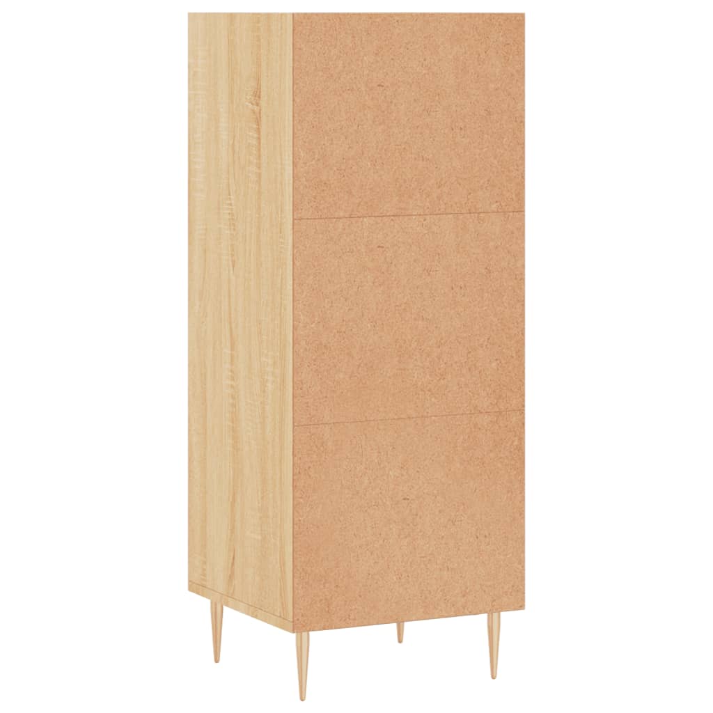 Credenza Rovere Sonoma 34,5x32,5x90 cm in Legno Multistrato - homemem39
