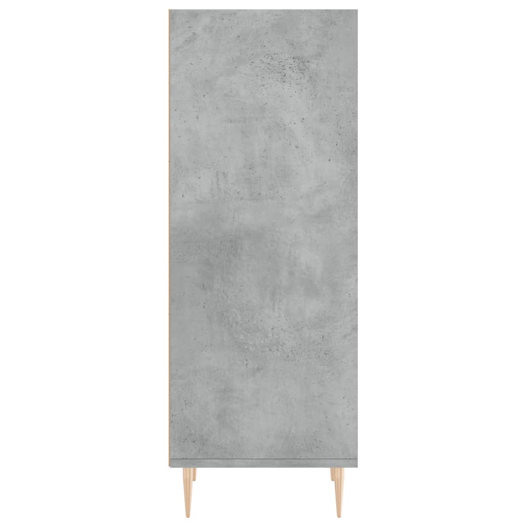 Credenza Grigio Cemento 34,5x32,5x90 cm in Legno Multistrato - homemem39