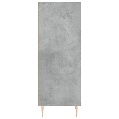 Credenza Grigio Cemento 34,5x32,5x90 cm in Legno Multistrato - homemem39