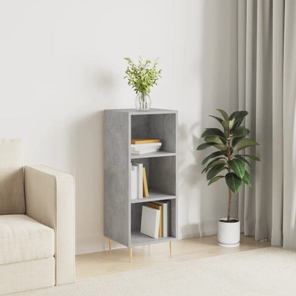 Credenza Grigio Cemento 34,5x32,5x90 cm in Legno Multistrato | homemem39