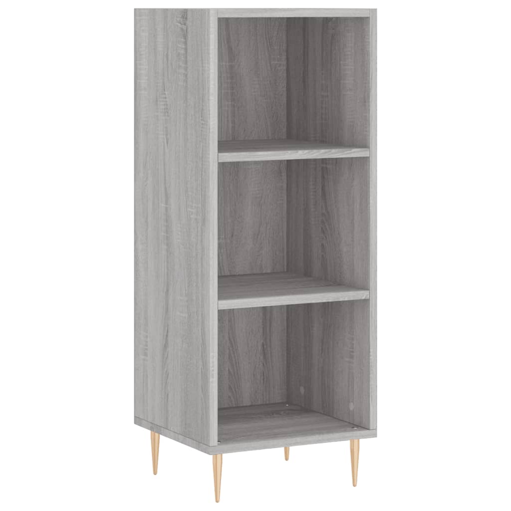 Credenza Grigio Sonoma 34,5x32,5x90 cm in Legno Multistrato - homemem39