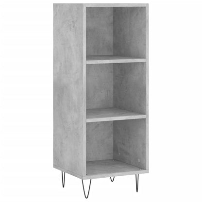 Credenza Grigio Cemento 34,5x32,5x90 cm in Legno Multistrato - homemem39