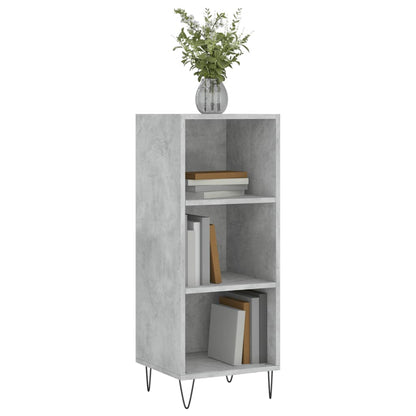 Credenza Grigio Cemento 34,5x32,5x90 cm in Legno Multistrato - homemem39