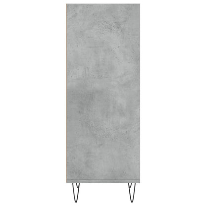 Credenza Grigio Cemento 34,5x32,5x90 cm in Legno Multistrato