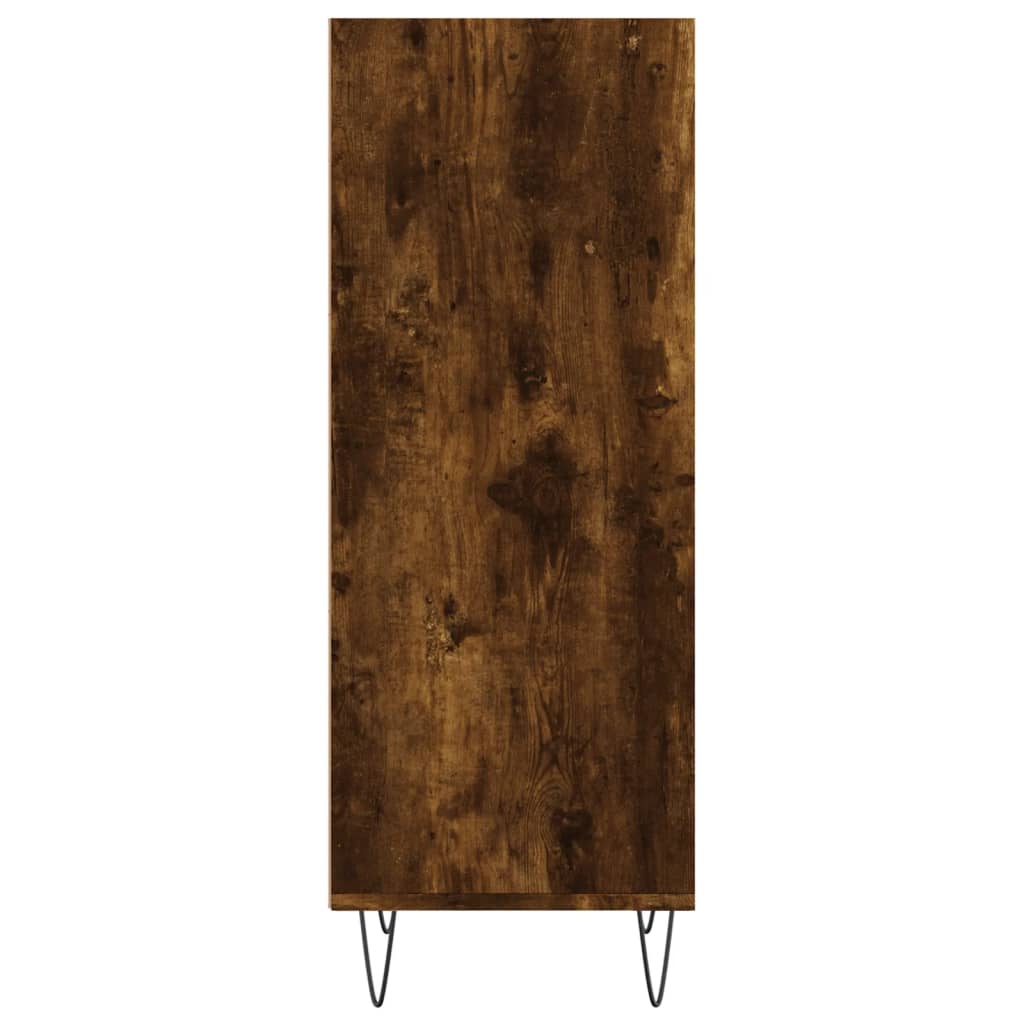 Credenza Rovere Fumo 34,5x32,5x90 cm in Legno Multistrato | homemem39