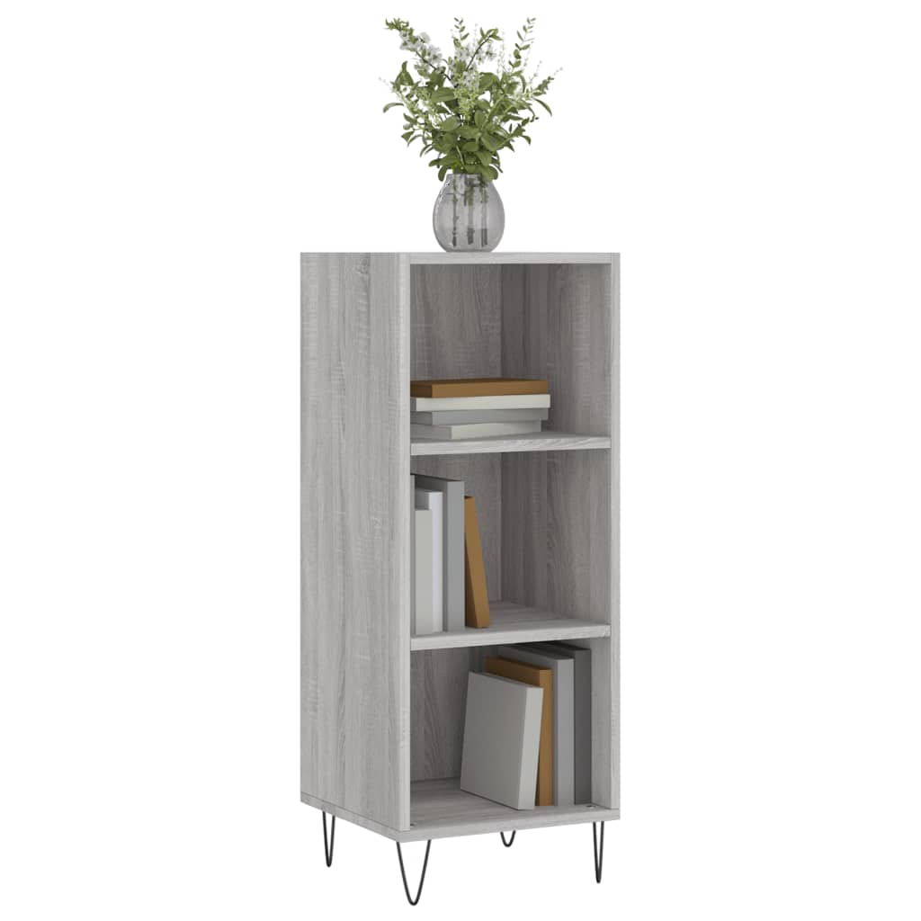 Credenza Grigio Sonoma 34,5x32,5x90 cm in Legno Multistrato - homemem39