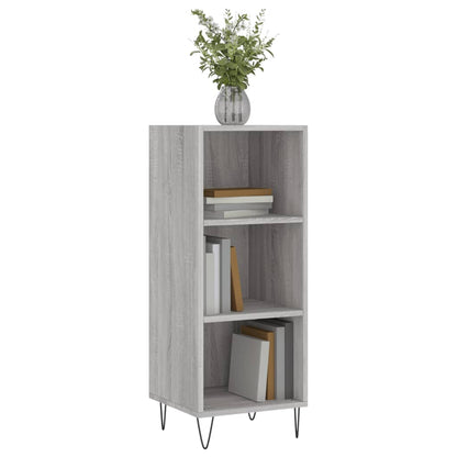 Credenza Grigio Sonoma 34,5x32,5x90 cm in Legno Multistrato - homemem39