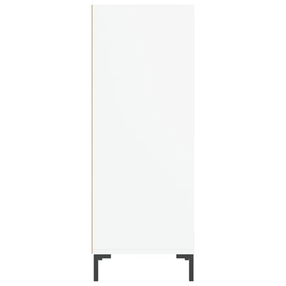 Credenza Bianca 34,5x32,5x90 cm in Legno Multistrato - homemem39