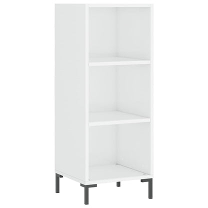 Credenza Bianco Lucido 34,5x32,5x90 cm in Legno Multistrato - homemem39