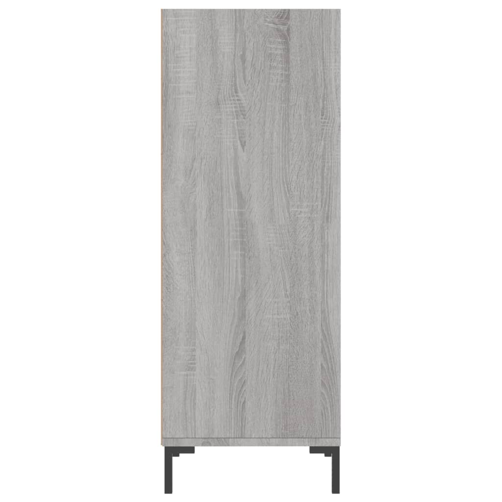 Credenza Grigio Sonoma 34,5x32,5x90 cm in Legno Multistrato - homemem39